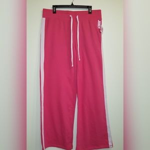 Juicy Couture wide leg fleece pant size Large